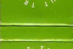 A green matchbook cover featuring the logo of Nut Tree with text Nut Tree California surrounding a stylized tree. Instructions at the bottom say, Close cover before striking match.