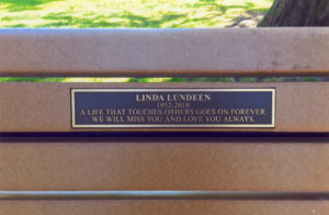 Linda Lundeen, Memorial Bench, Franklin Park, Alameda, California