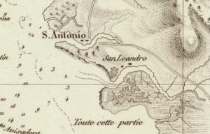 Alameda, California on Duflot Map 1844, 01