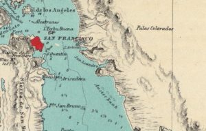 Map Showing Alameda, California by Henry Lange, 1854 - 03