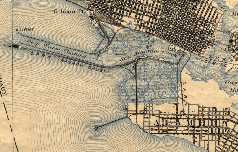 Alameda, California, 1895 old map – Alamedainfo