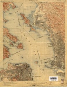 Map showing west end of Alameda, California, 1915 Full