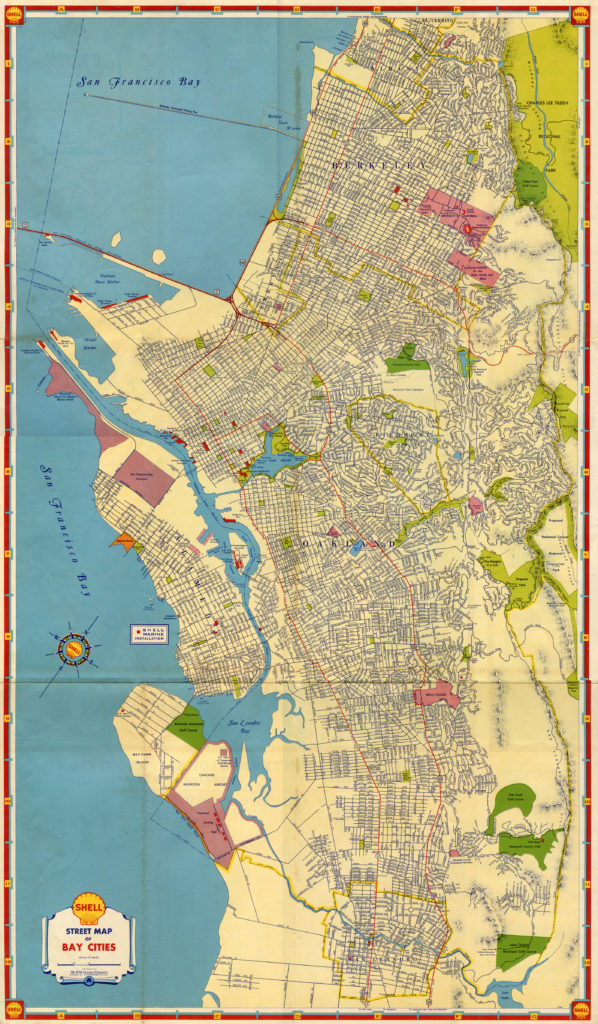 Alameda, California, 1939 old map - Alamedainfo