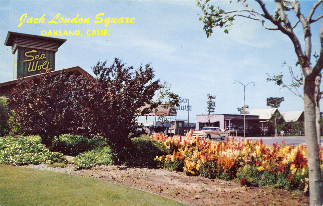 Jack London Square, Oakland, California, old postcards, photos and