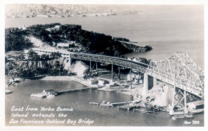 Bay Bridge, East from  Yerba Buena       