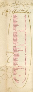 Hotel Claremont Berkeley, California, Menu 1957 page 4