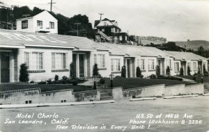 Motel Charlo, San Leandro, Calif. U. S. 50 at 148th Ave. mailed 1951                     