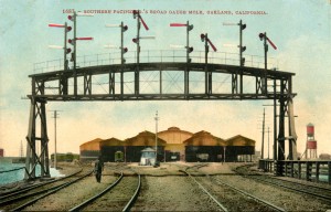 Southern Pacific Co's Broad Gauge Mole, Oakland, California           