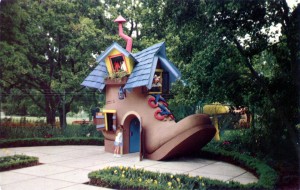 Old Woman who Lived in a Shoe, Children's Fairyland, Oakland, California              