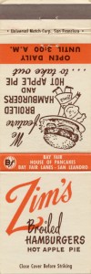 Zim's Broiled Hamburgers and Hot Apple Pie, Bay Fair Lanes, San Leandro, California                